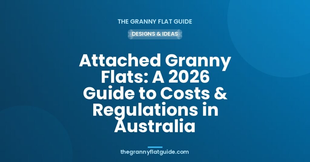 Attached Granny Flats: A 2026 Guide to Costs & Regulations in Australia
